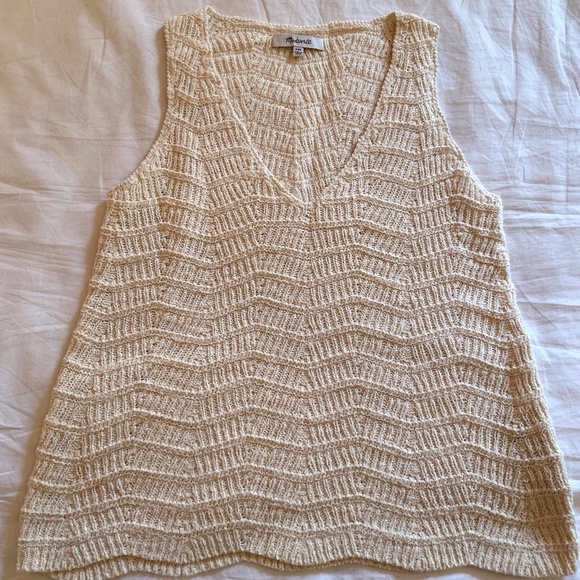 Madewell Crocheted Sweater Tank - Picture 4 of 8